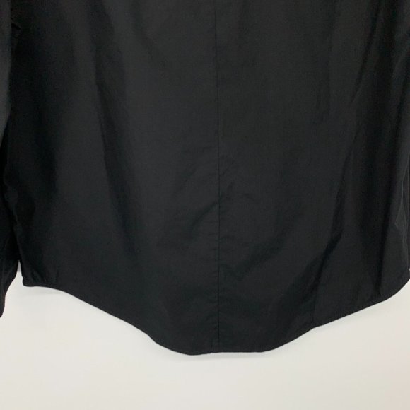 Everlane Shirt Black Oversized Poplin Button Down Long Sleeve NWT - Picture 10 of 12